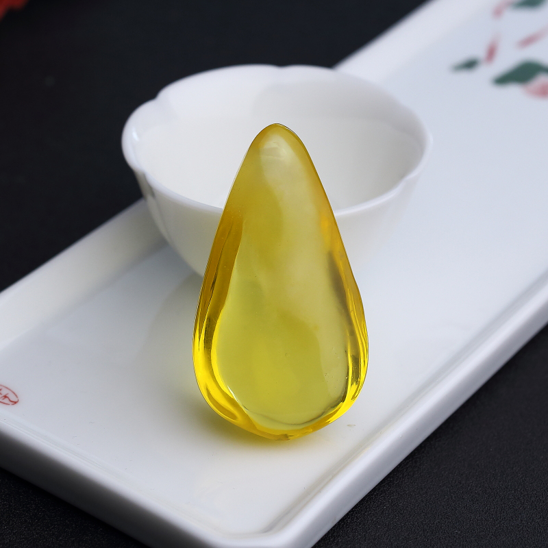 波罗的海天然鸡油黄蜜蜡随形吊坠 - 红掌柜