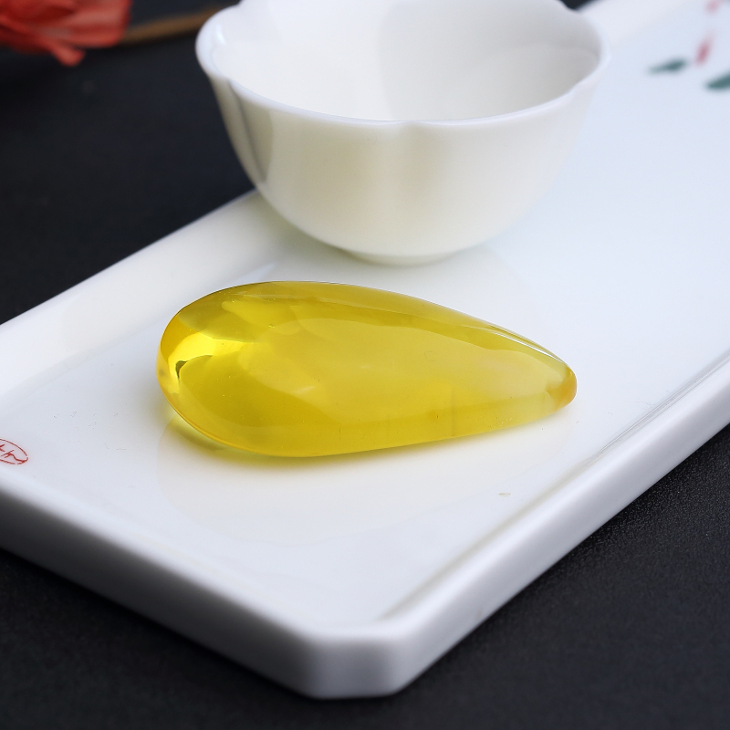 波罗的海天然金绞蜜蜜蜡随形吊坠 - 红掌柜