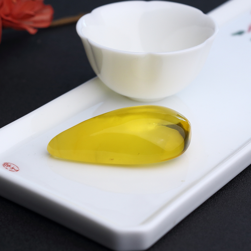 波罗的海天然金绞蜜鸡油黄蜜蜡吊坠 - 红掌柜