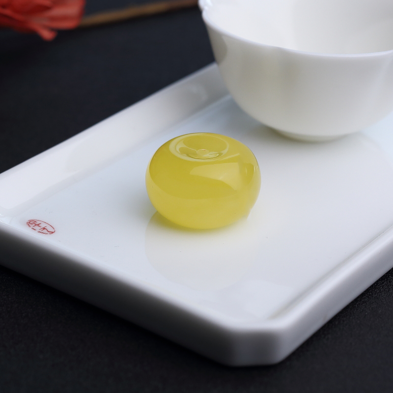 波罗的海天然蜜蜡平安扣吊坠 - 红掌柜