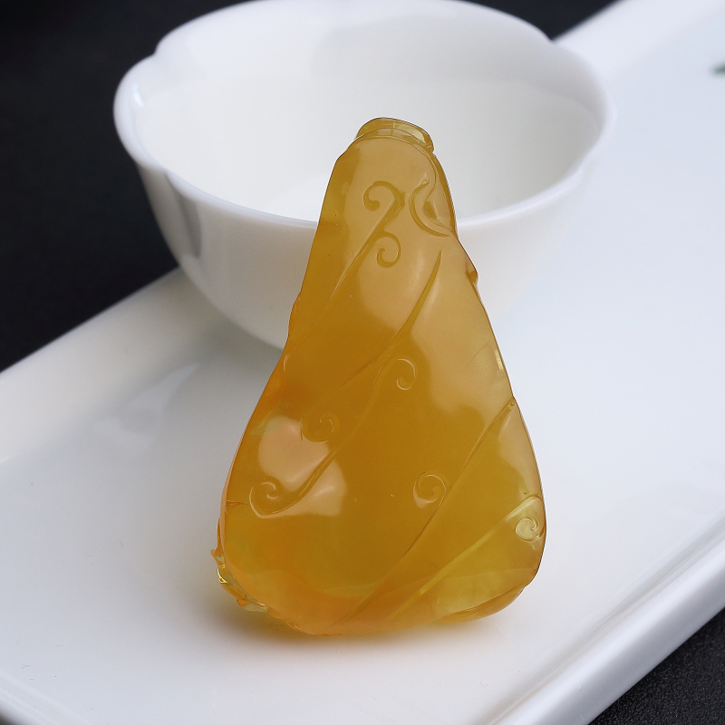 蜜蜡佛吊坠 - 红掌柜