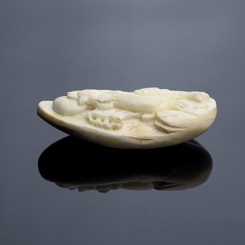 波罗的海天然瓷白白蜜吊坠-红掌柜