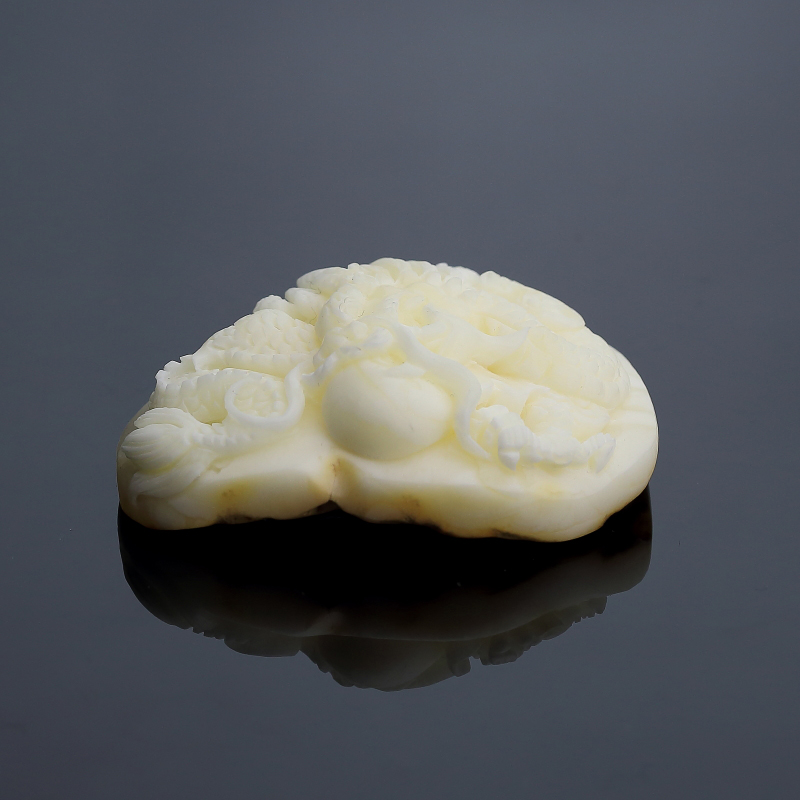 波罗的海天然带皮象牙白白蜜吊坠-红掌柜