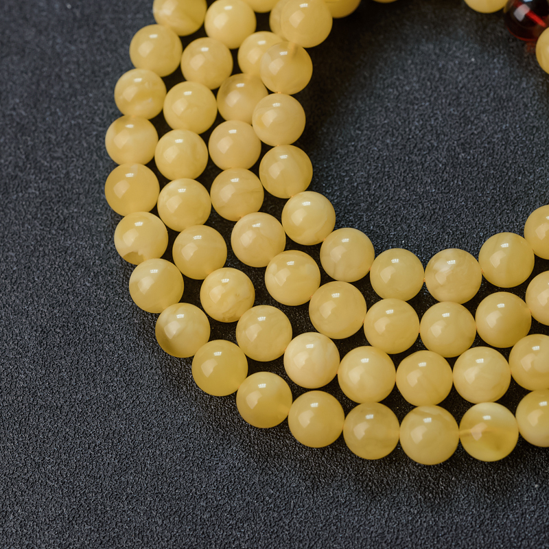 波罗的海白花蜜108佛珠 - 红掌柜