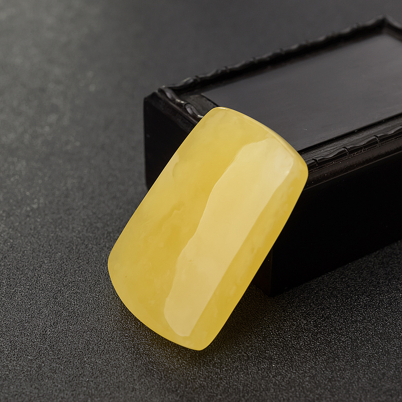 蜜蜡无事牌吊坠-红掌柜