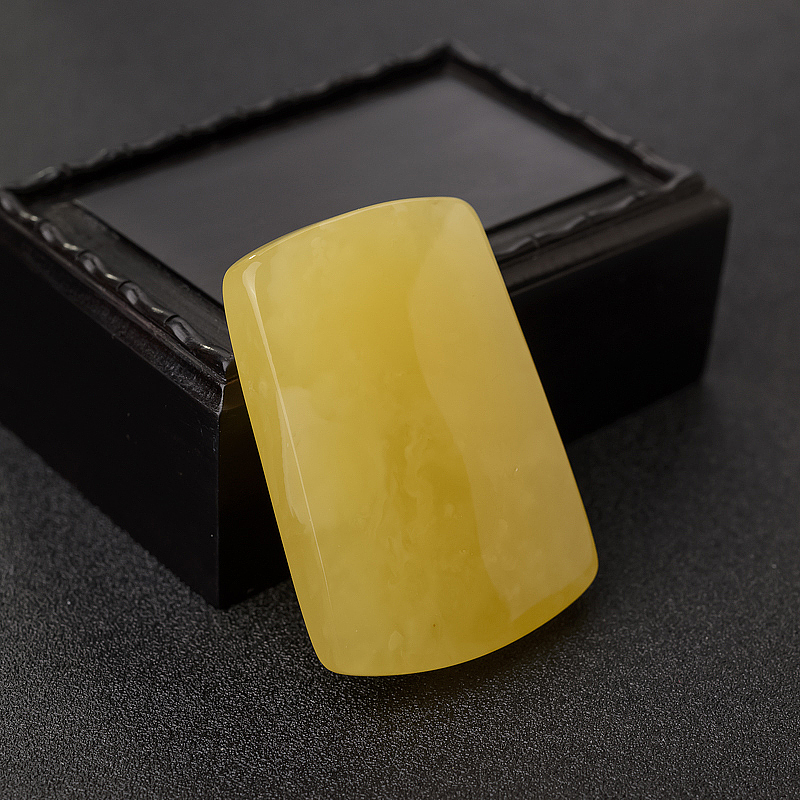 鸡油黄蜜蜡吊坠-红掌柜