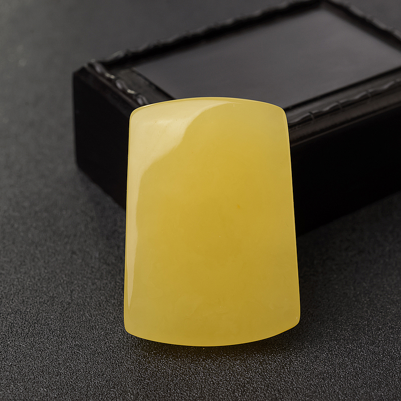 鸡油黄蜜蜡无事牌-红掌柜