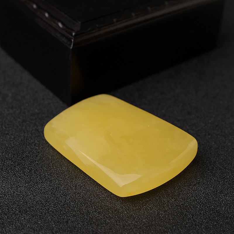 蜜蜡无事牌-红掌柜