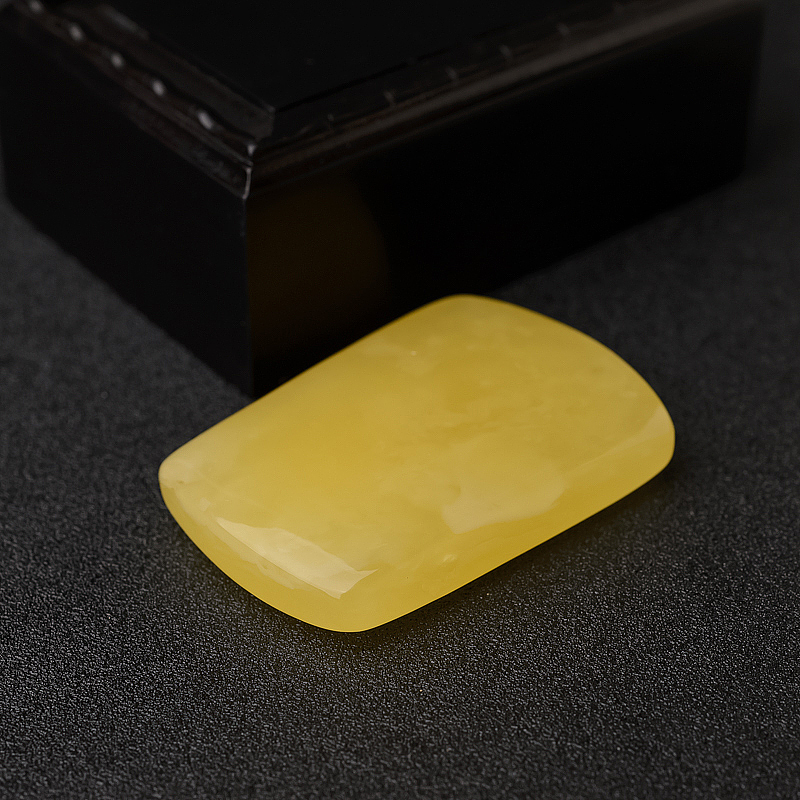 天然蜜蜡无事牌吊坠-红掌柜