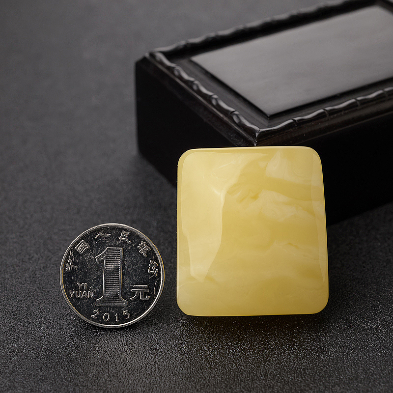 波罗的海蜜蜡无事牌-红掌柜