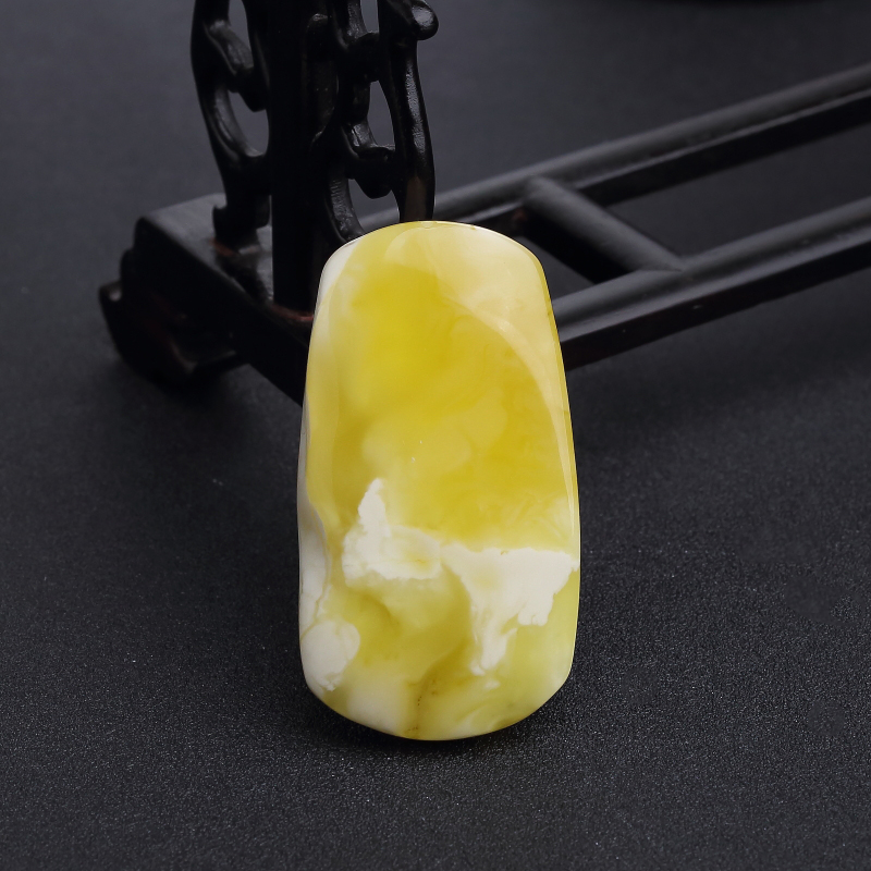 波罗的海天然蜜蜡龙吊坠-红掌柜