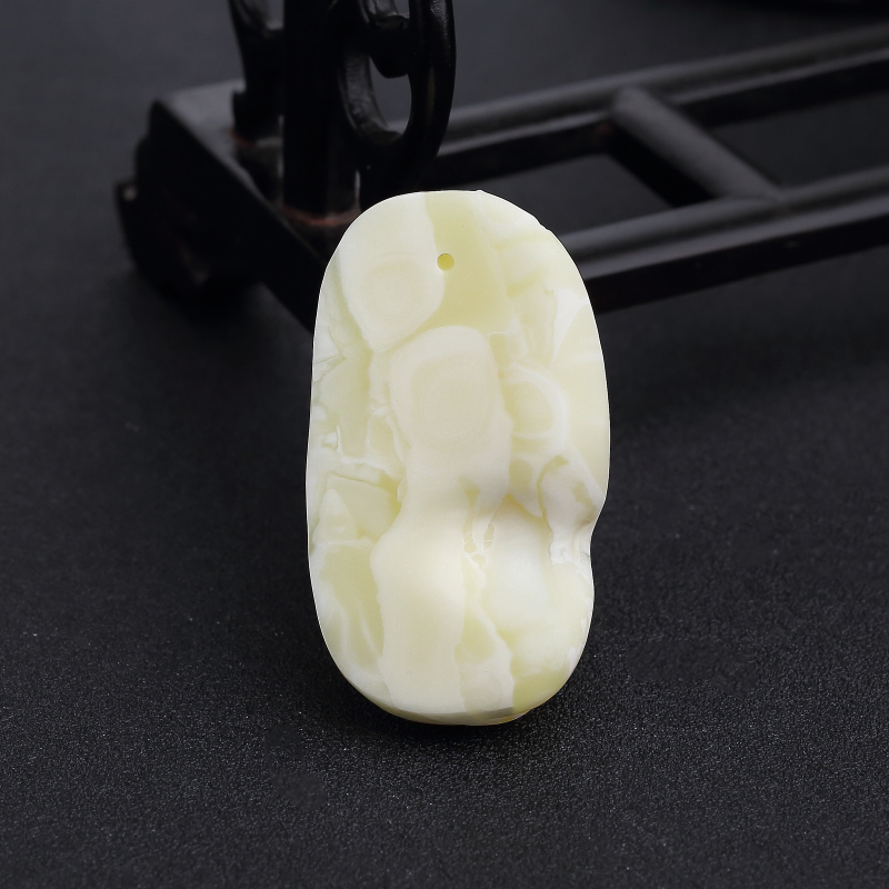 波罗的海天然蜜蜡龙吊坠-红掌柜