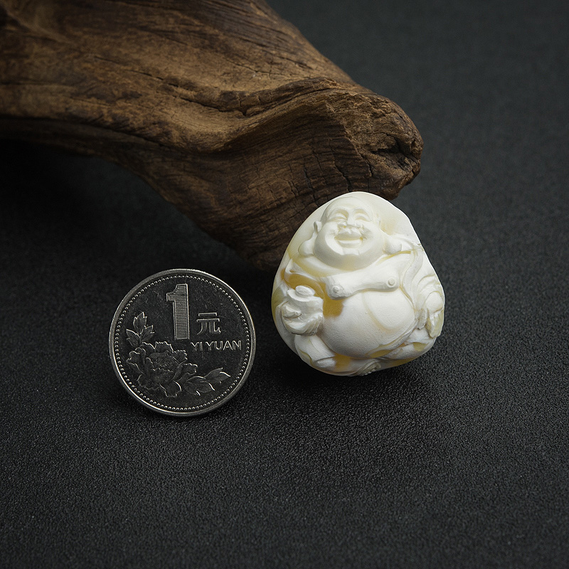 蜜蜡弥勒佛-红掌柜