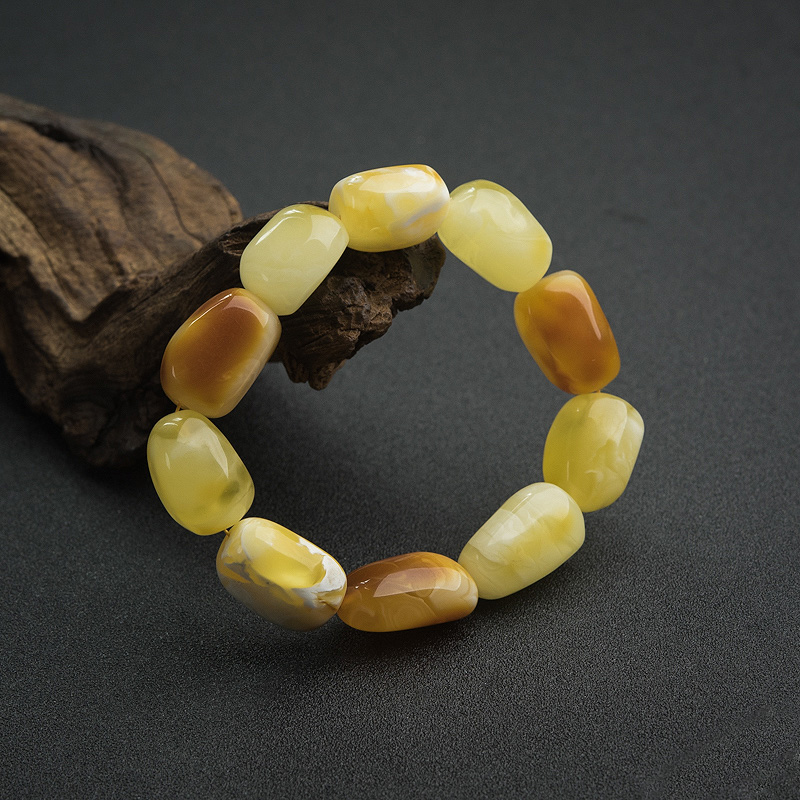 蜜蜡随形手串-红掌柜