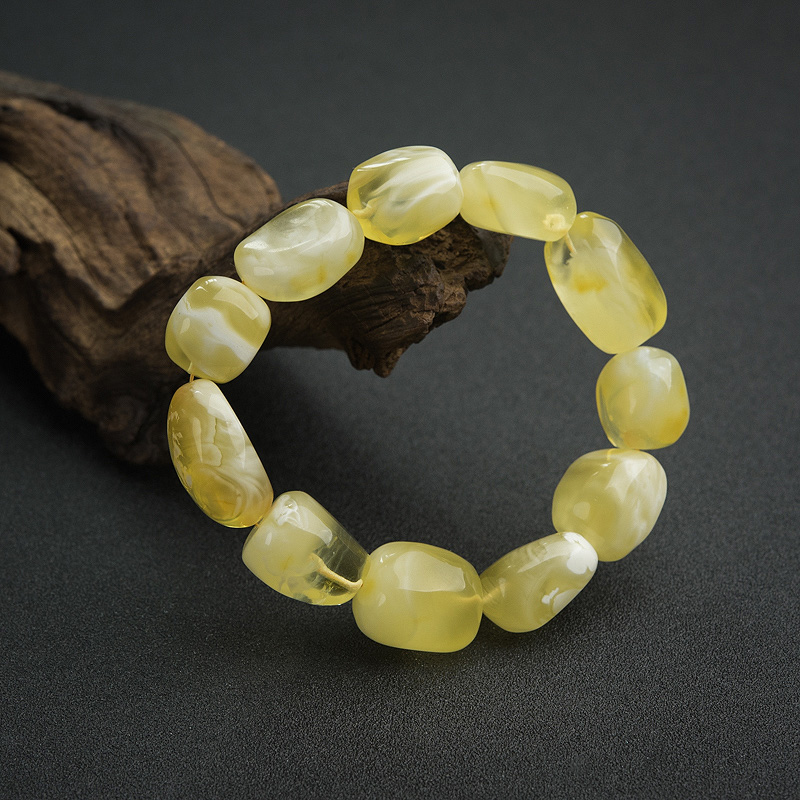 金绞蜜随形手串-红掌柜