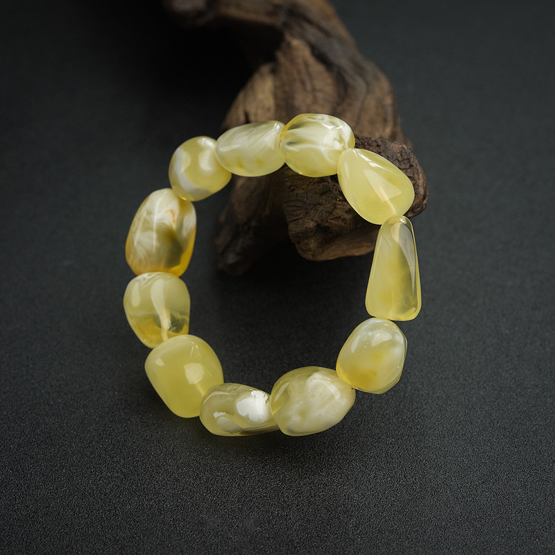 柠檬黄金绞蜜手串-红掌柜