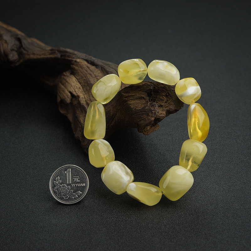 金绞蜜随形手串-红掌柜