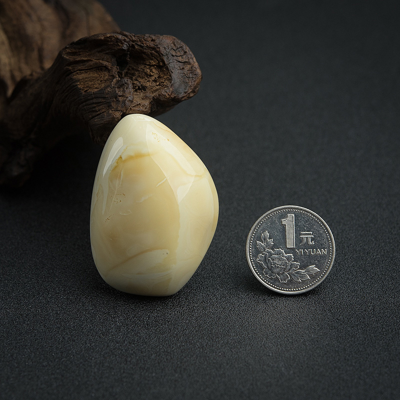 白花蜜蜡吊坠-红掌柜