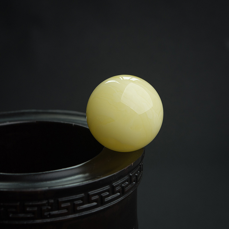 33.7mm蜜蜡圆珠-红掌柜