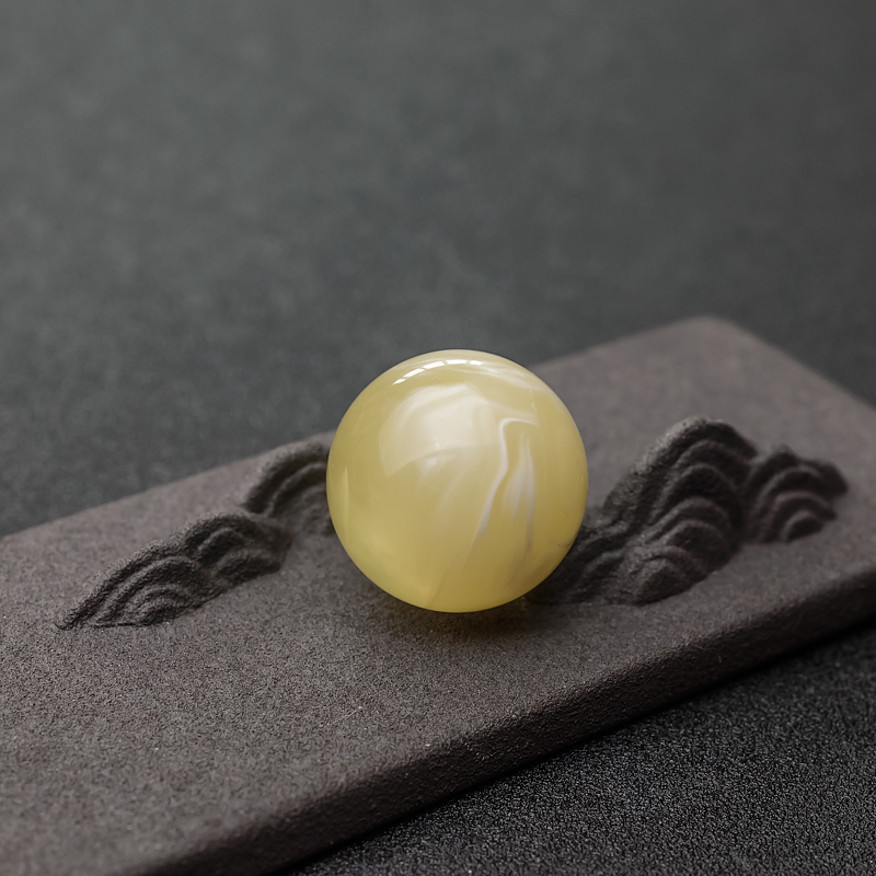 白花蜜蜡圆珠-红掌柜