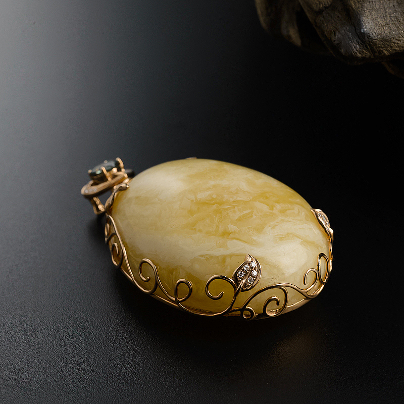 白花蜜蜜蜡吊坠-红掌柜