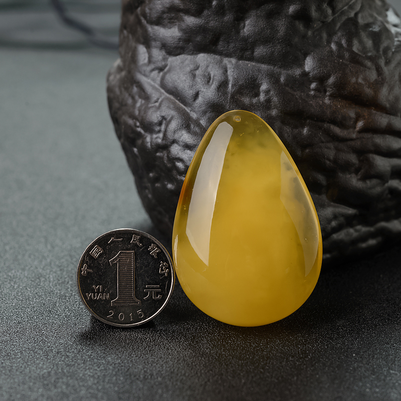 波罗的海天然金绞蜜吊坠-红掌柜