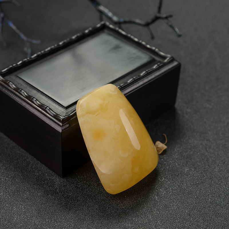 蜜蜡吊坠-红掌柜