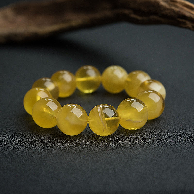 18mm蜜蜡手串-红掌柜