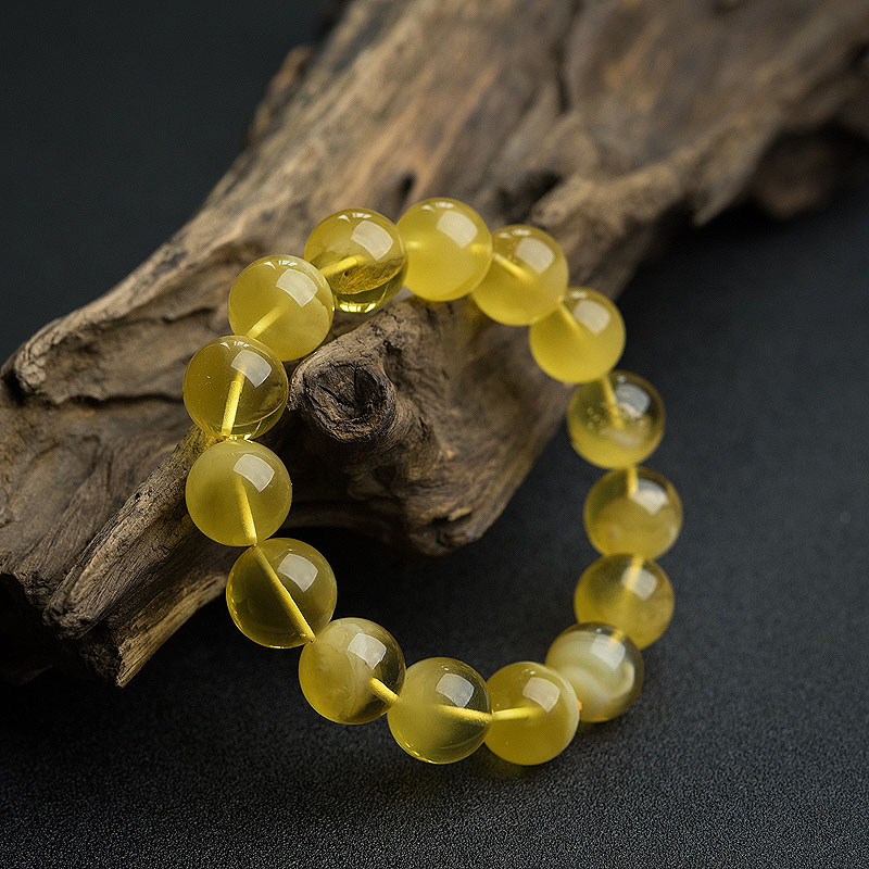 14mm鸡油黄金绞蜜手串-红掌柜