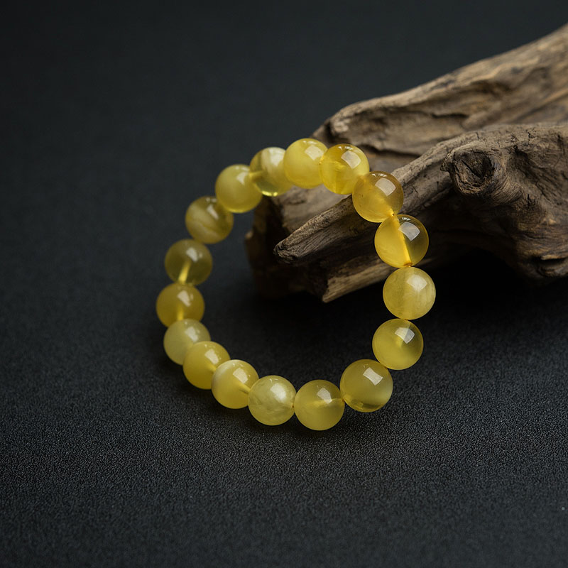 波罗的海12mm鸡油黄金绞蜜手串-红掌柜