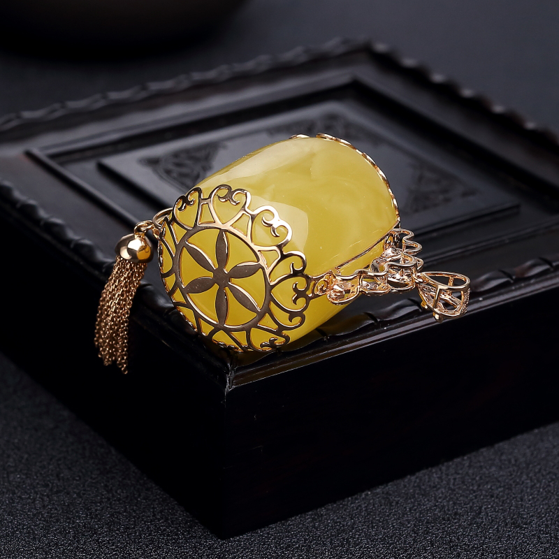 鸡油黄蜜蜡-红掌柜