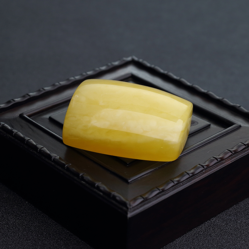 波罗的海天然鸡油黄蜜蜡吊坠-红掌柜