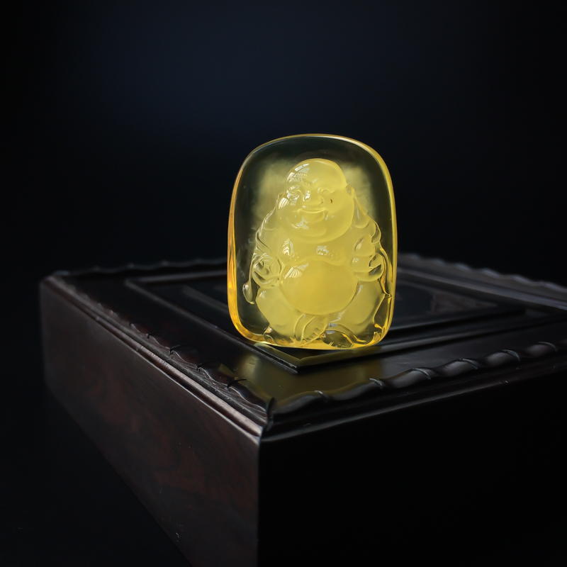 柠檬黄佛吊坠-红掌柜