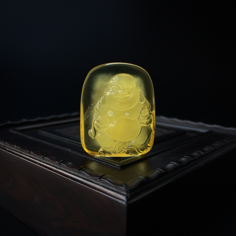 金包蜜柠檬黄佛吊坠-红掌柜