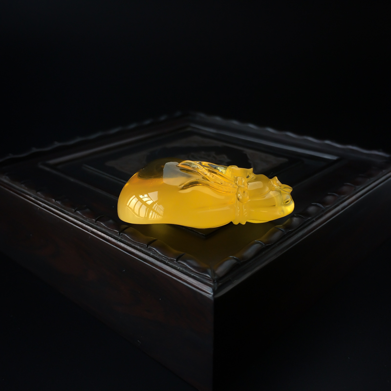 蜜蜡钱袋吊坠 - 红掌柜