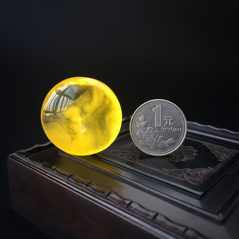 波罗的海金包蜜平安扣 - 红掌柜