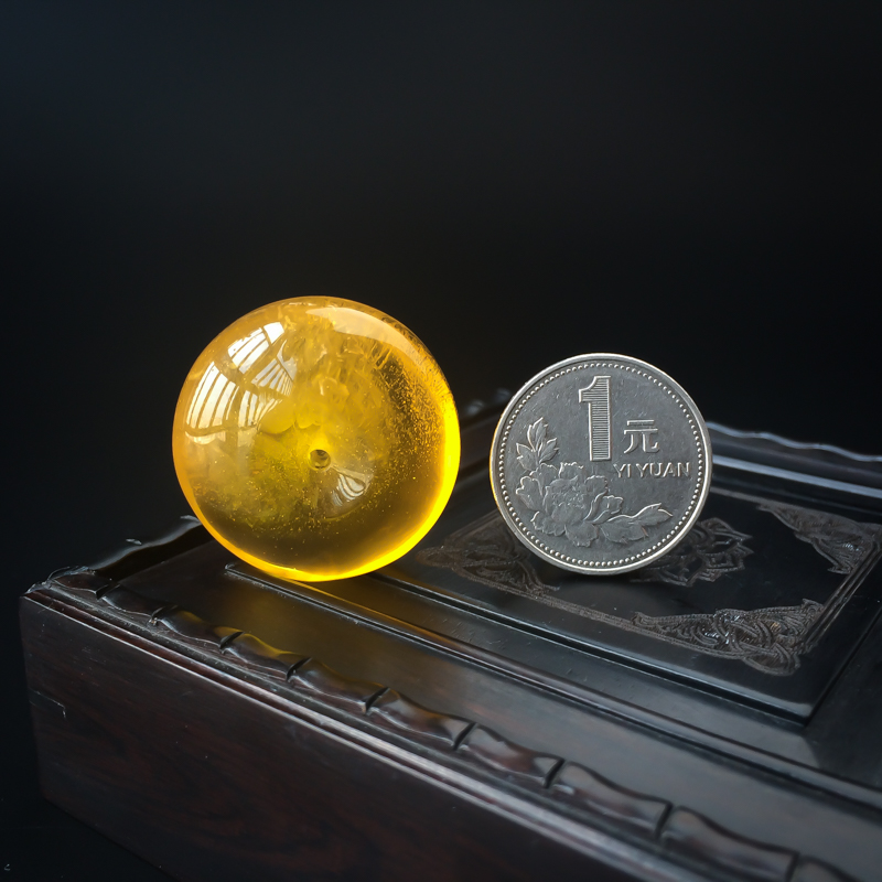 金包蜜平安扣 - 红掌柜