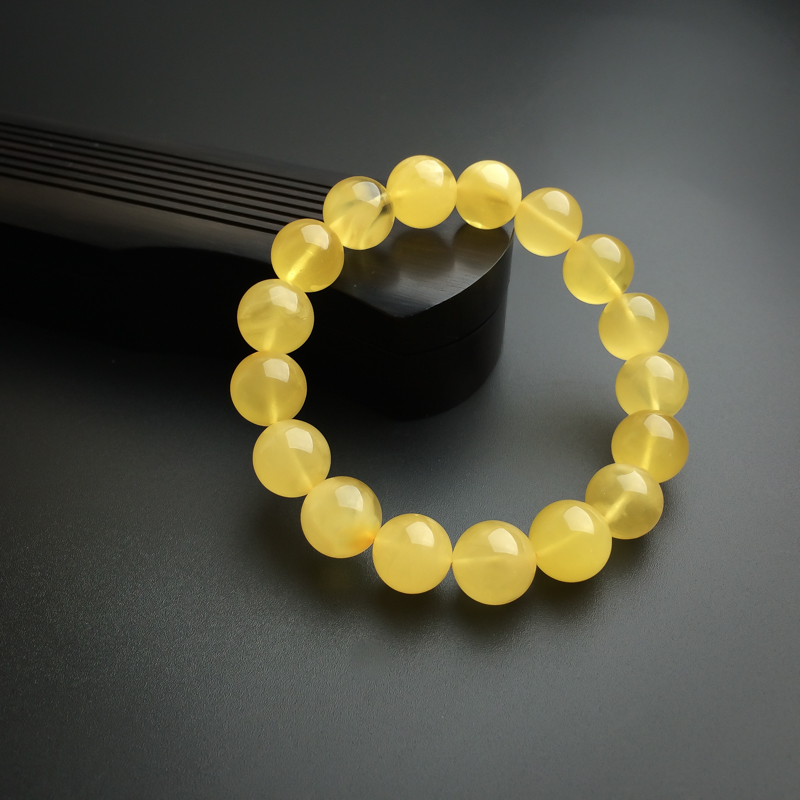 天然金绞蜜蜜蜡手串 - 红掌柜