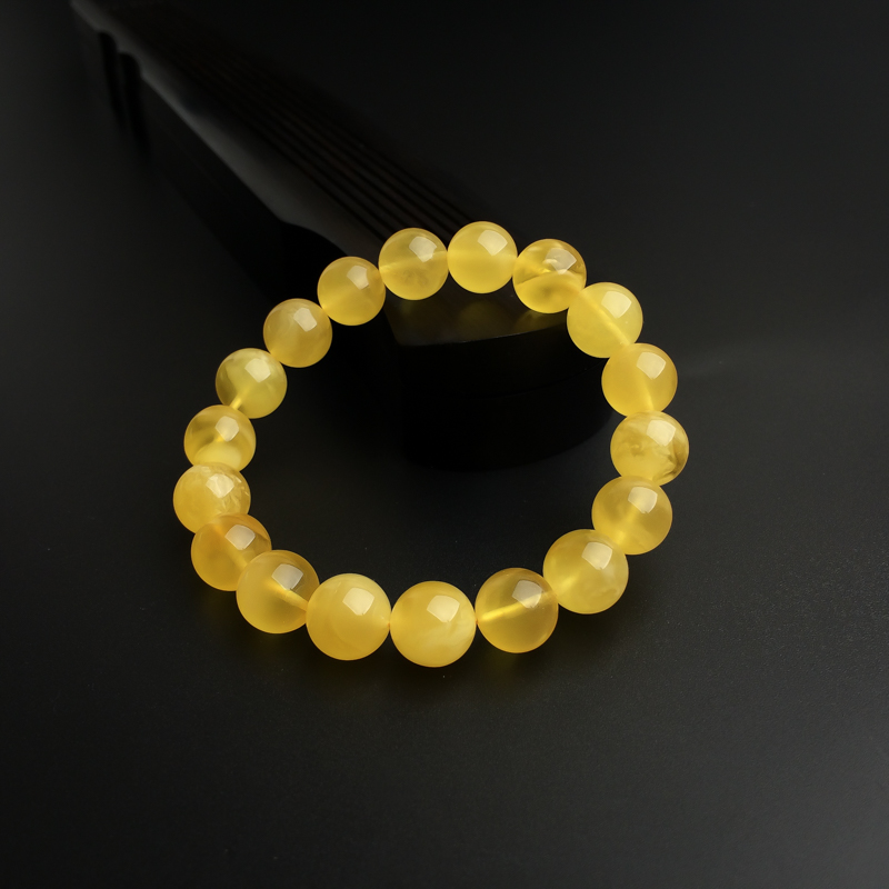 天然金绞蜜蜜蜡手串 - 红掌柜