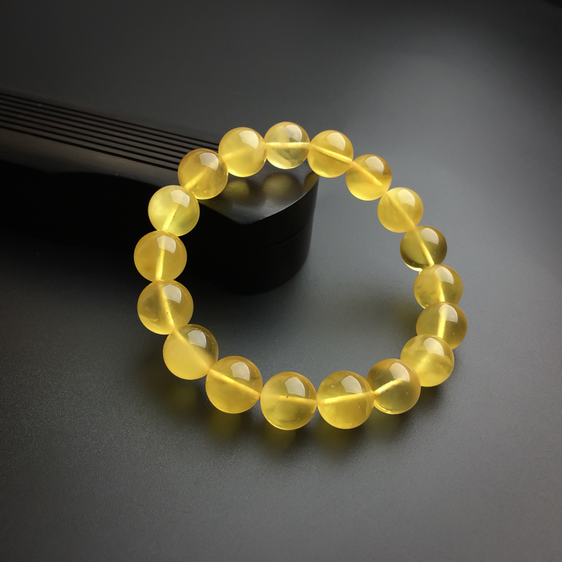 天然金绞蜜蜜蜡手串 - 红掌柜