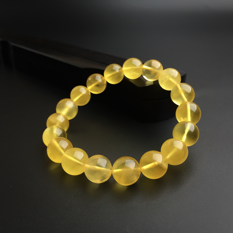 波罗的海天然金绞蜜手串 - 红掌柜