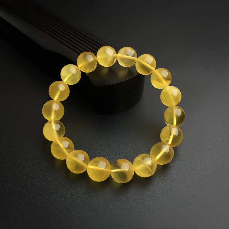 波罗的海天然金绞蜜蜜蜡手串 - 红掌柜