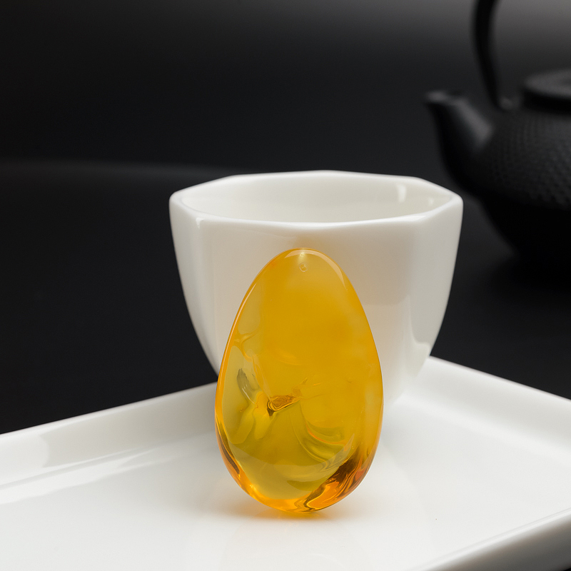 鸡油黄蜜蜡弥勒佛-红掌柜