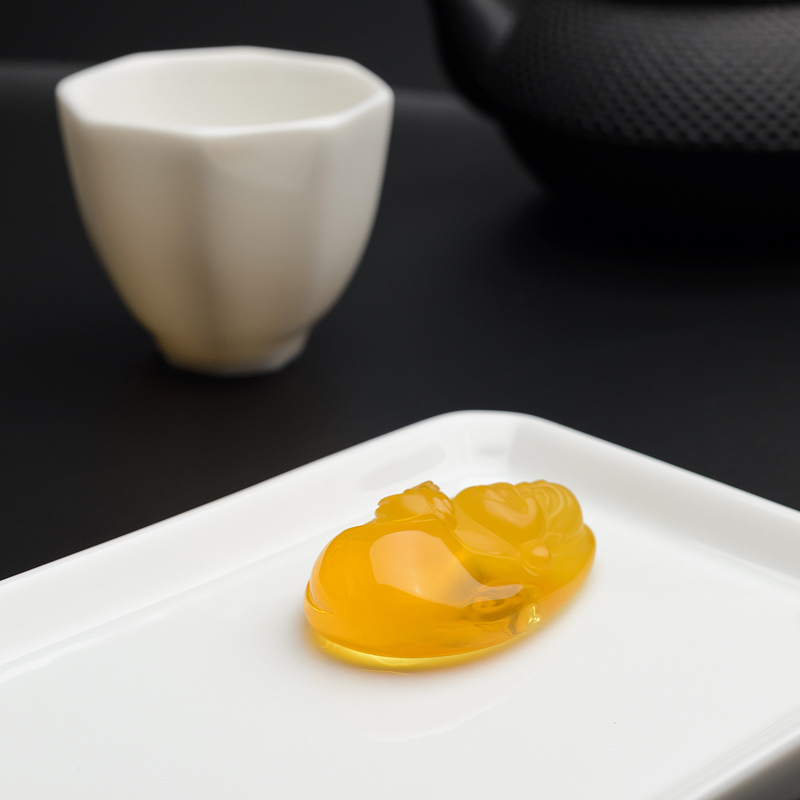 蜡弥勒佛吊坠-红掌柜