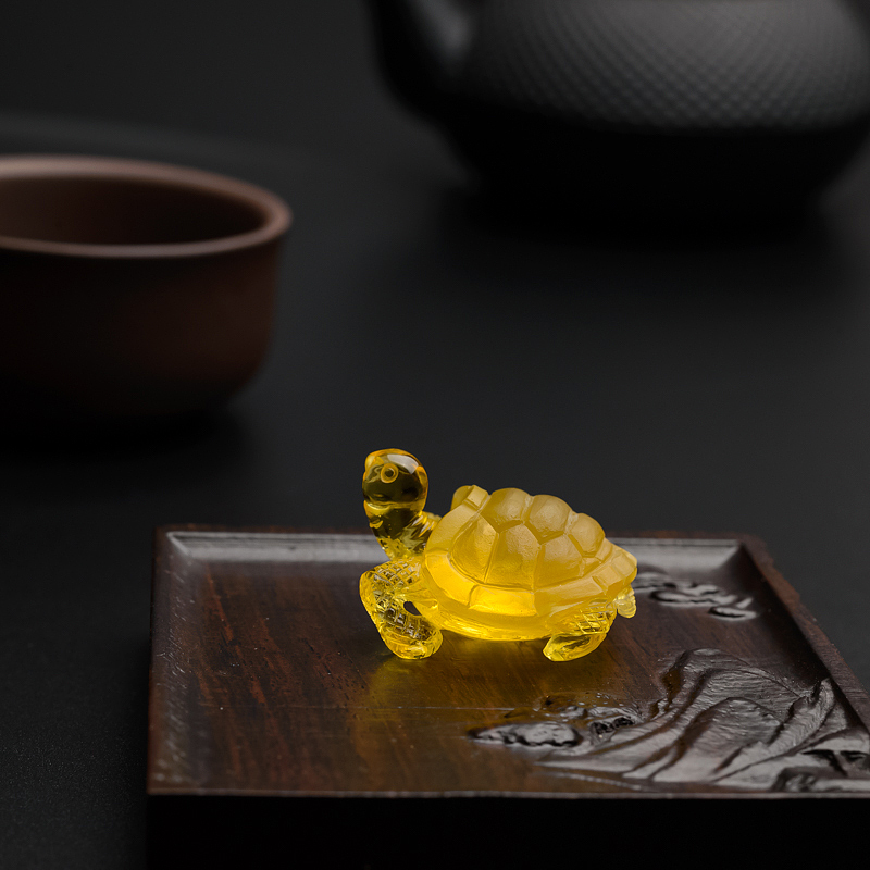 金珀乌龟-红掌柜