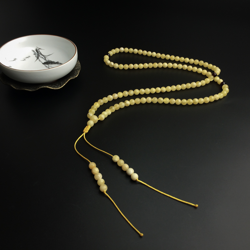 6mm白花蜜蜡-红掌柜