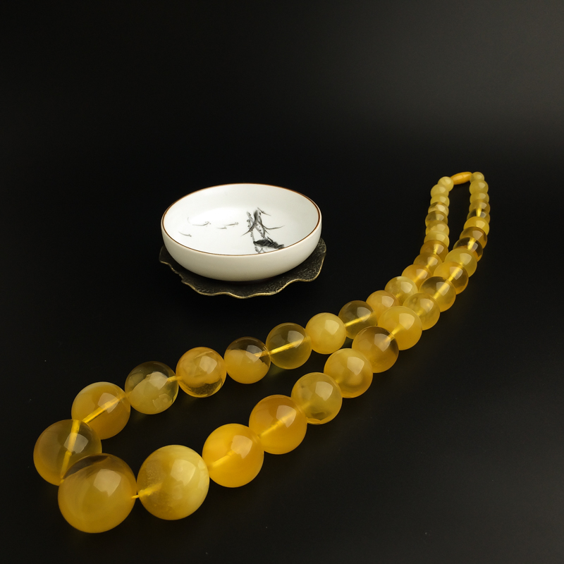 波罗的海天然金包蜜塔链 - 红掌柜