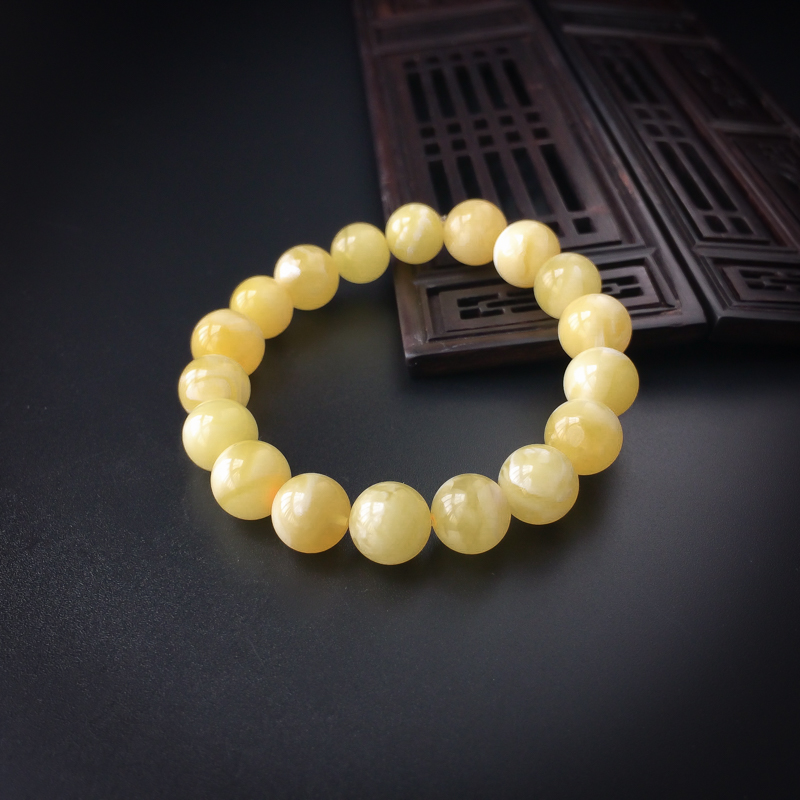 天然蜜蜡单圈-红掌柜