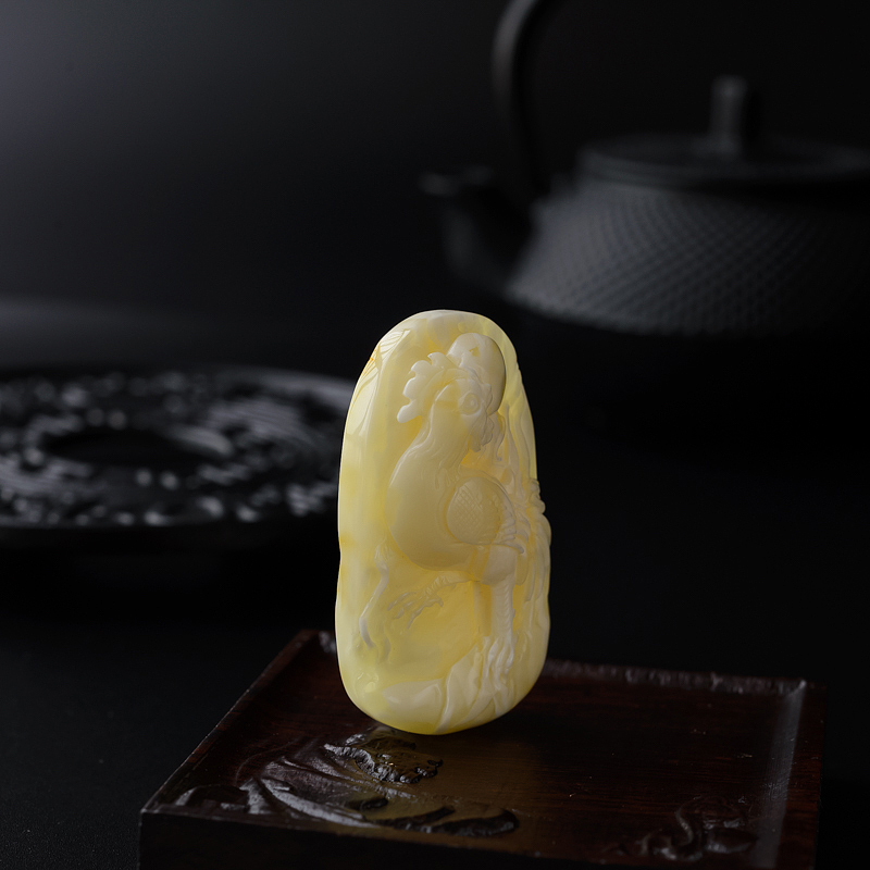 白蜜吊坠-红掌柜