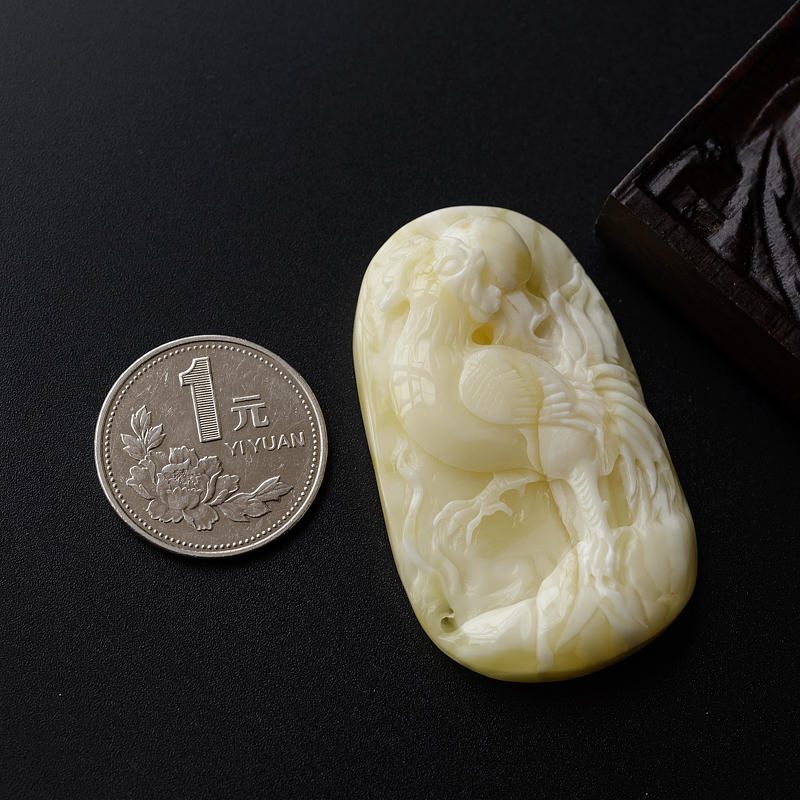 蜜蜡吊坠-红掌柜